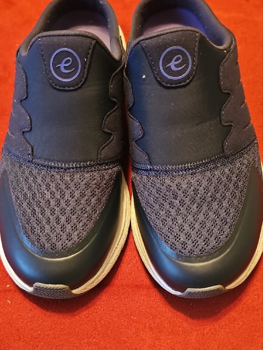 NWOT Easy Spirit Denise Austin Slip-On  SNEAKERS Walking Shoes in Navy 8